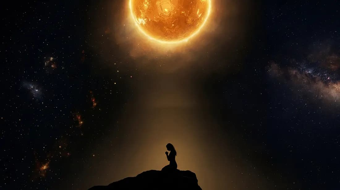 Aditi's tapasya beneath the newborn Sun